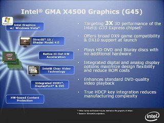 integrated intel gma 4500 graphics