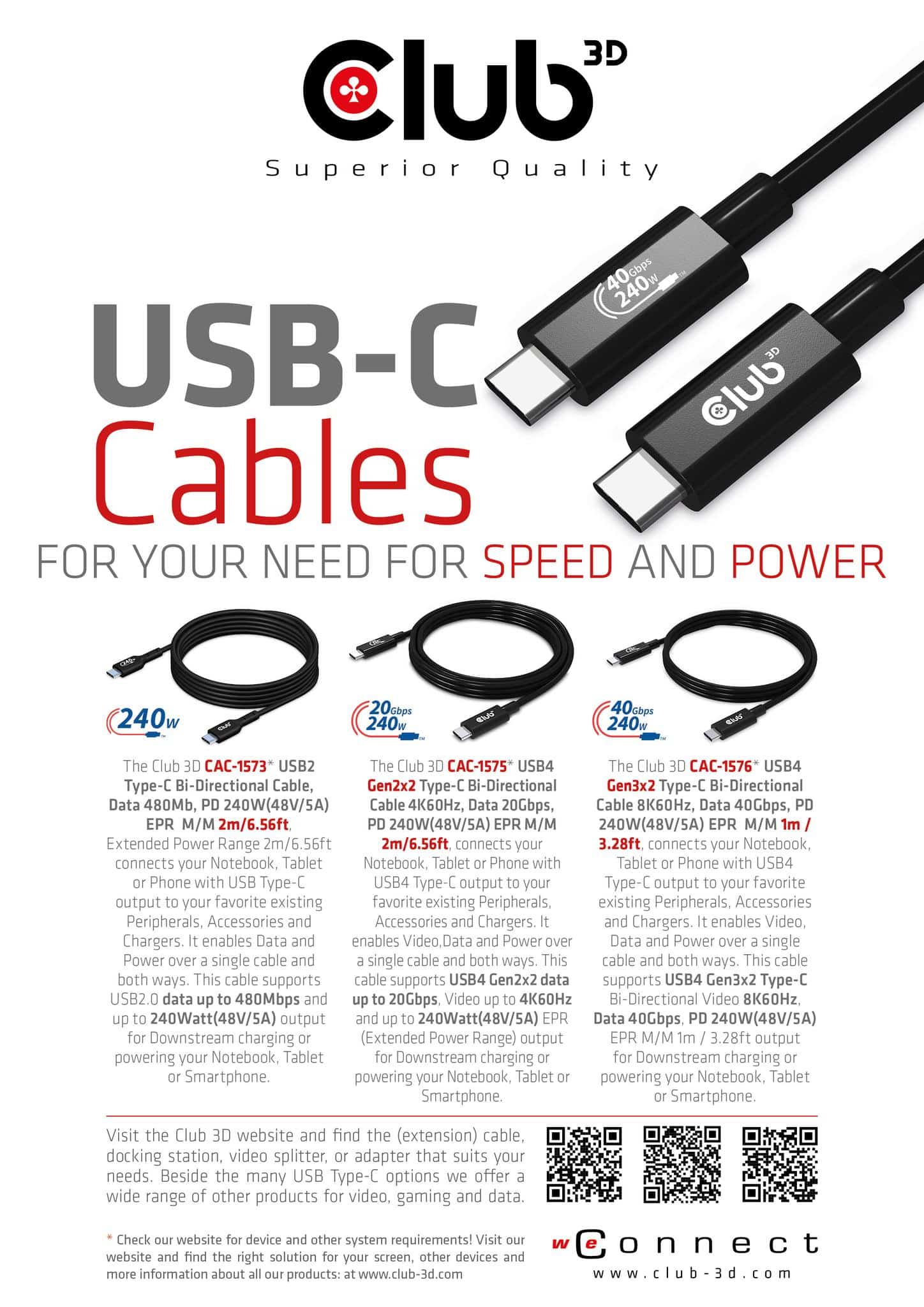 Les premiers câbles USB-C 240 W arrivent