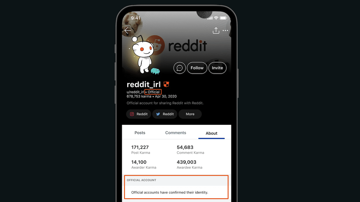 Reddit badge certification Twitter