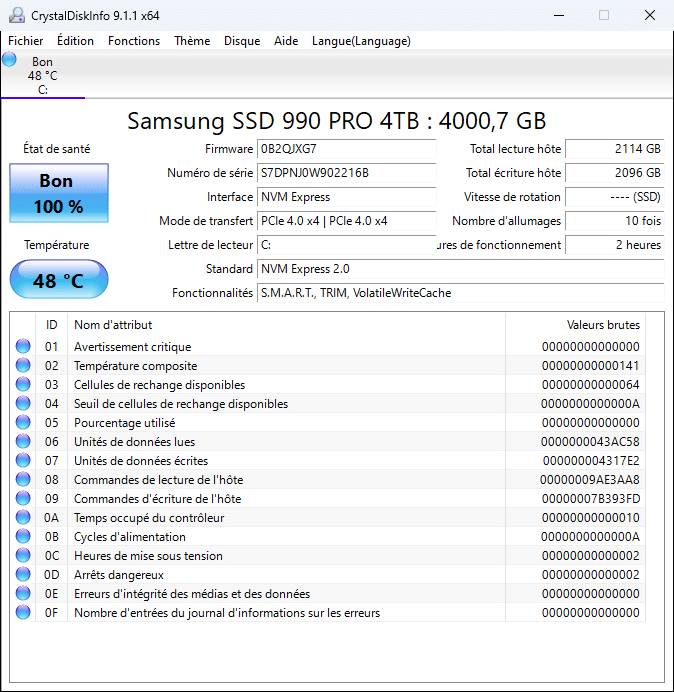 Test Samsung 990 PRO : magnifique baroud d'honneur du Roi des SSD avant  l'arrivée du PCIe 5.0
