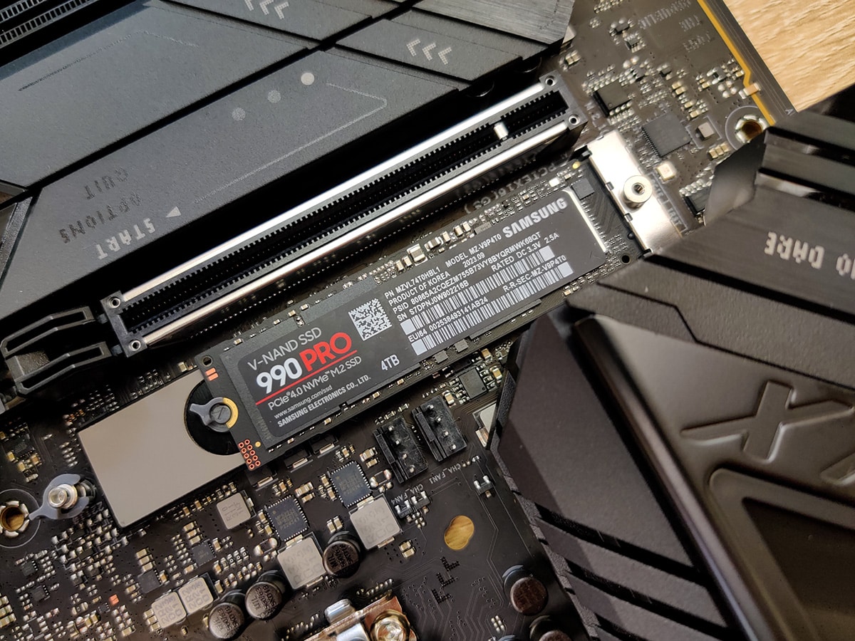 SSD 990 PRO avec dissipateur NVMe M.2 PCIe 4.0 1To