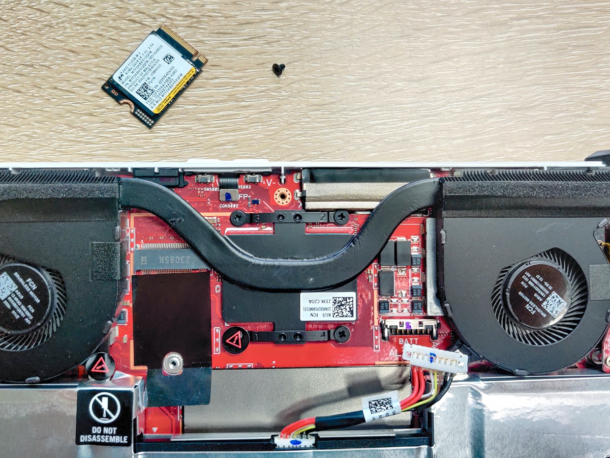 asus rog ally ssd retire