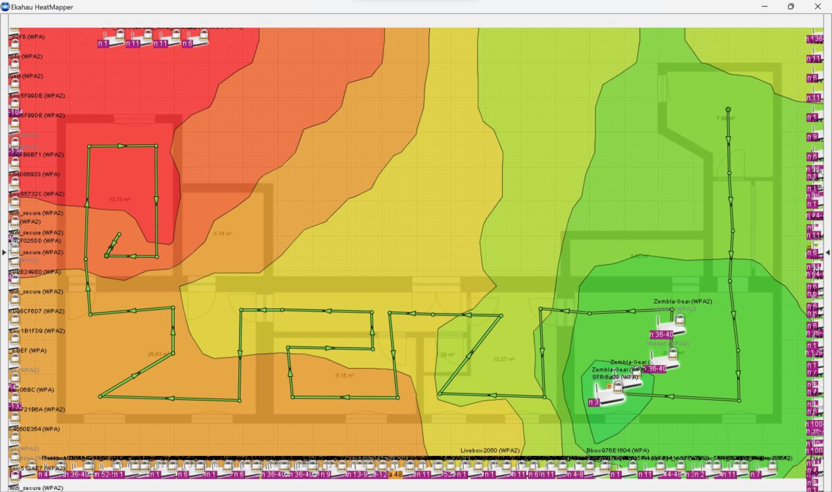 Netgear Nighthawk RS700S heatmap