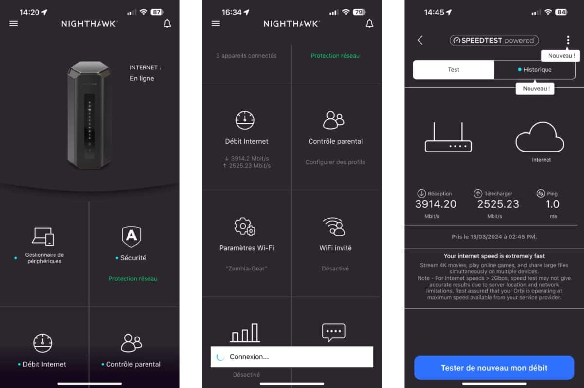 Netgear Nighthawk RS700S application