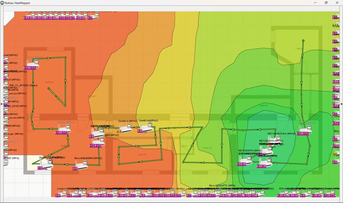 Netgear Nighthawk RAXE300 heatmap