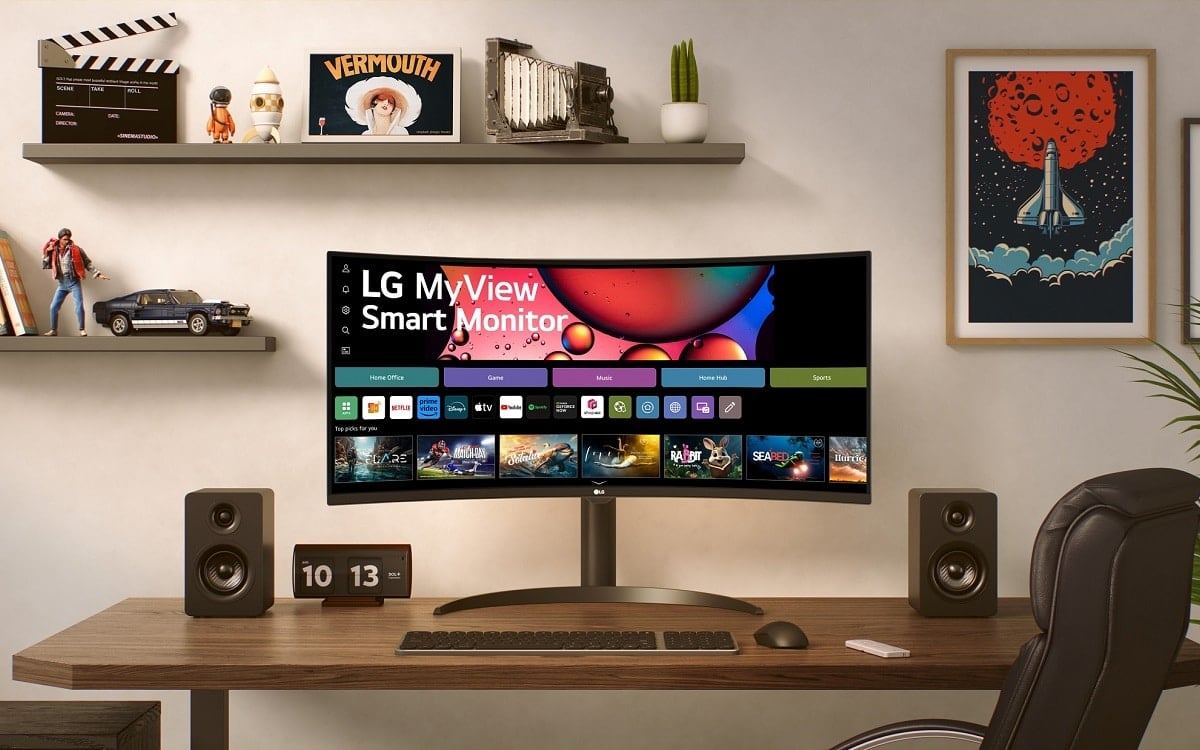 Écran LG MyView 34SR65QC travailler sans PC