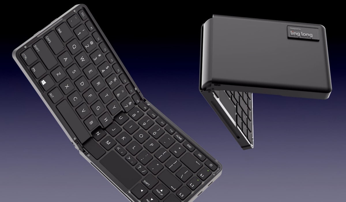 Linglong clavier pliable pc portable plié