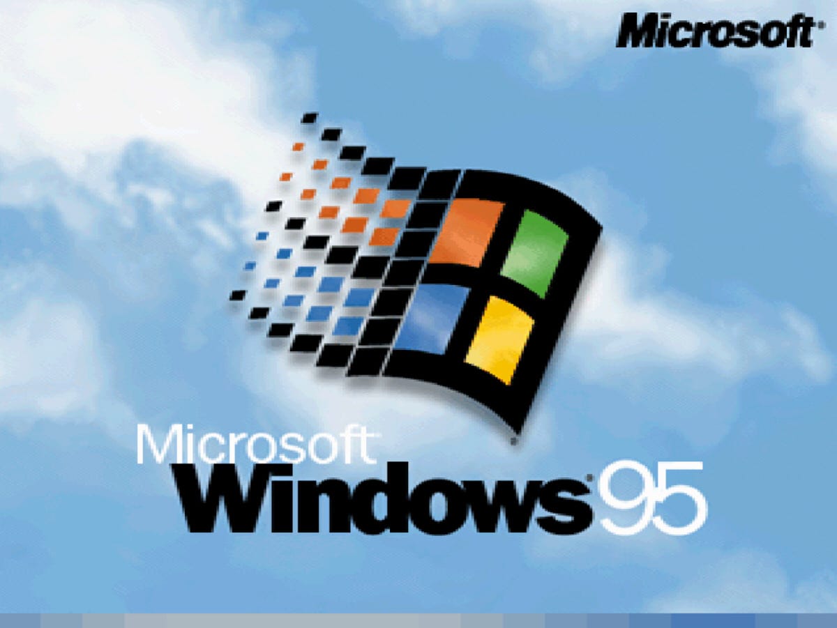 chargement windows 95