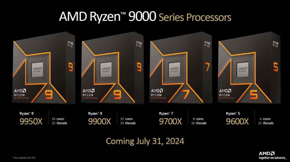 Lancement Ryzen 9000