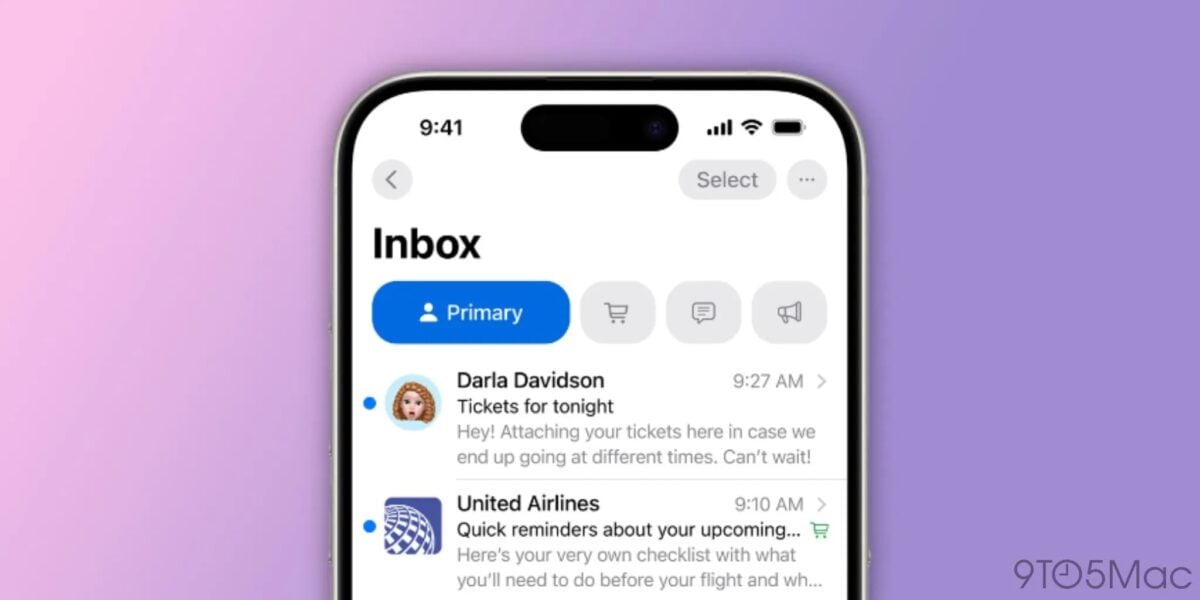 nouveautes ios 18.2 mail