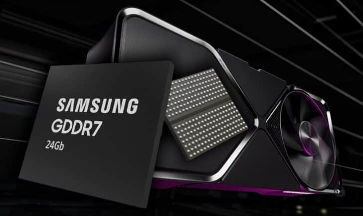 vram samsung gddr7 - cartes nvidia 5090