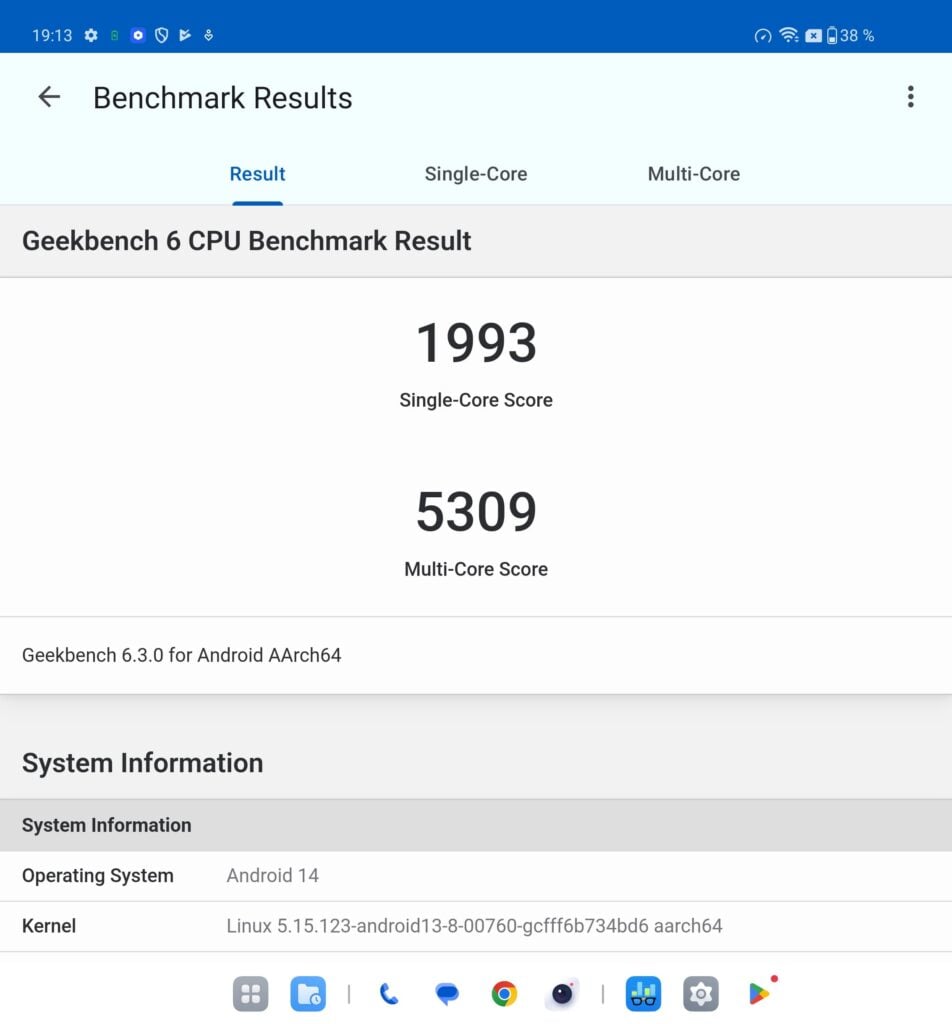 benchmark oneplus open