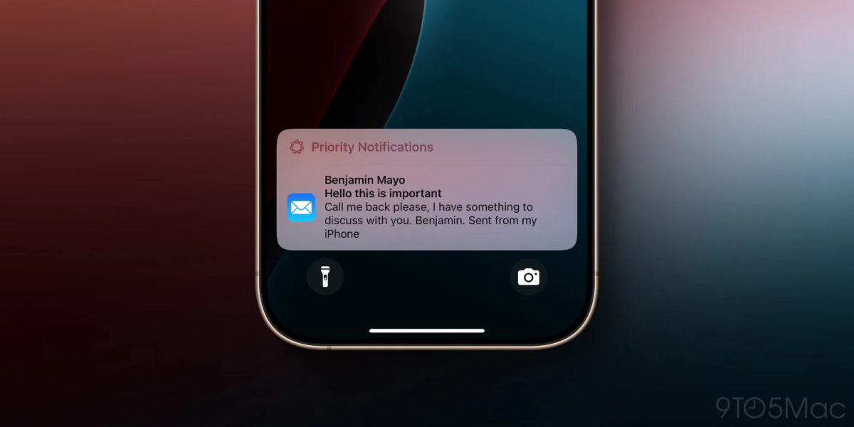 notifications urgentes ios 18.4